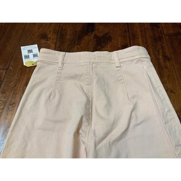 Marine Layer Peach Slim Wide Leg Crop Denim Jeans, Size 4, NWT! - Picture 7 of 8